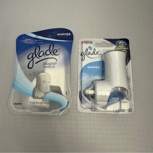 Set of 2 Glade White PlugIns Scented Oil Warmer